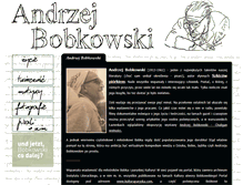 Tablet Screenshot of andrzej-bobkowski.pl